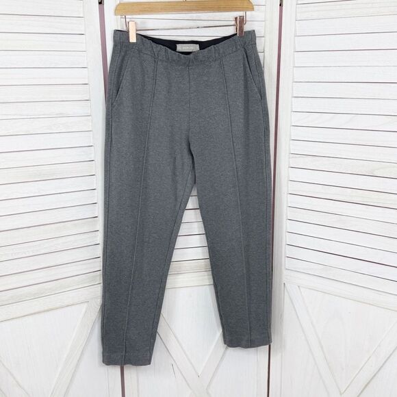 Everlane The Dream Pant Knit Crop Pants Heather Grey Small - Picture 1 of 14